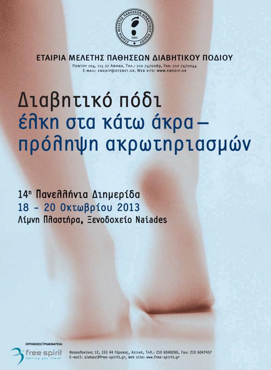 14th Panhellenic Meeting of the Hellenic Association for the Study of Diabetic Foot Disease